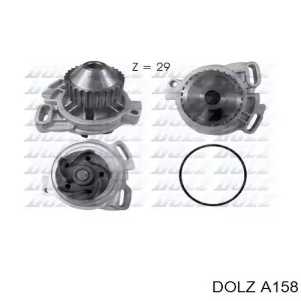A158 Dolz Bomba refrigerante coche