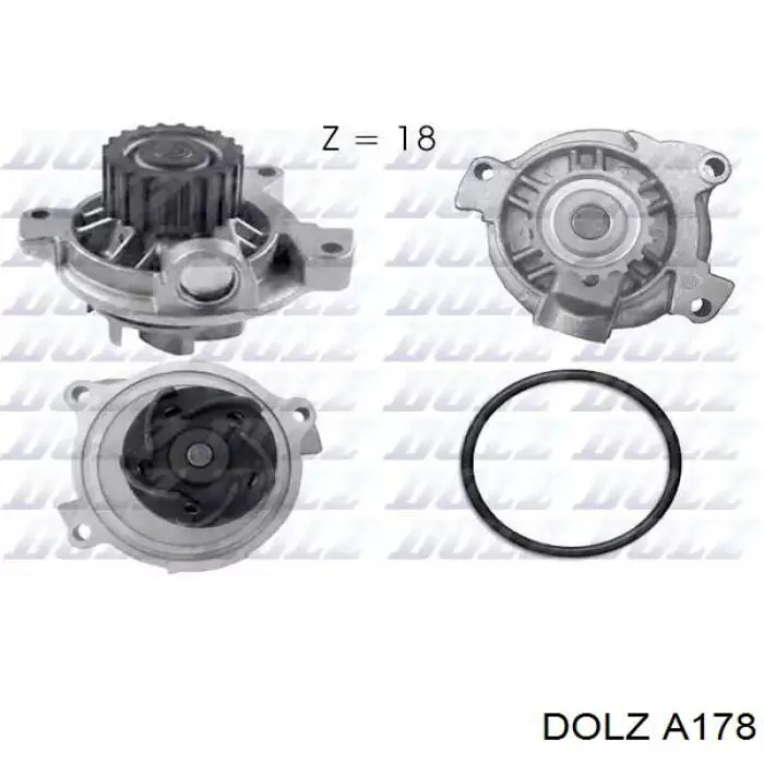 Bomba de agua A178 Dolz