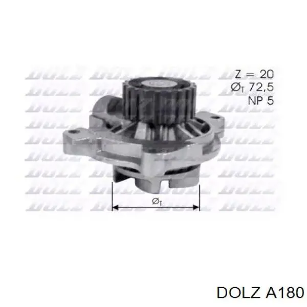 Comprar A180 Dolz Bomba de agua para motor