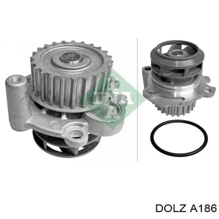 A186 Dolz Bomba refrigerante coche