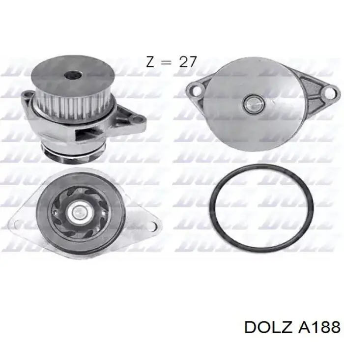 Bomba de agua A188 Dolz
