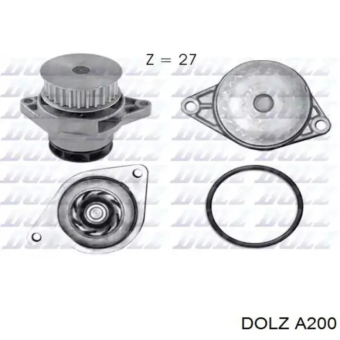 A200 Dolz Bomba refrigerante coche