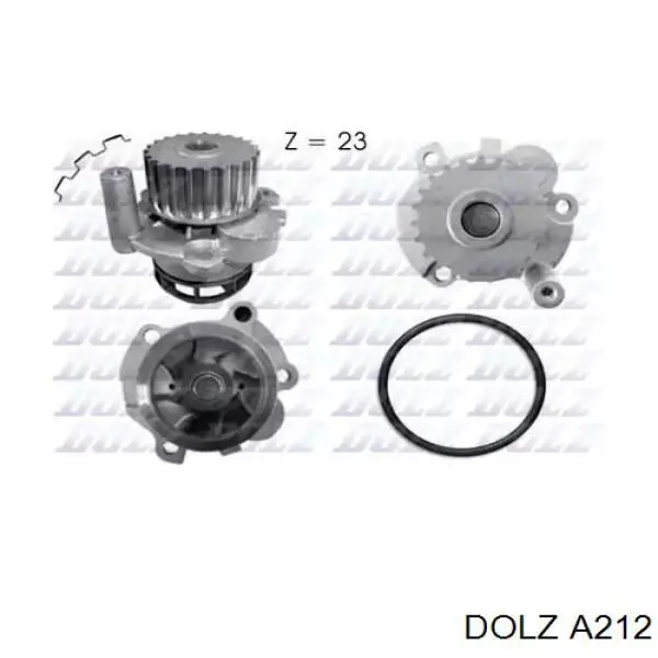 A212 Dolz Bomba refrigerante coche