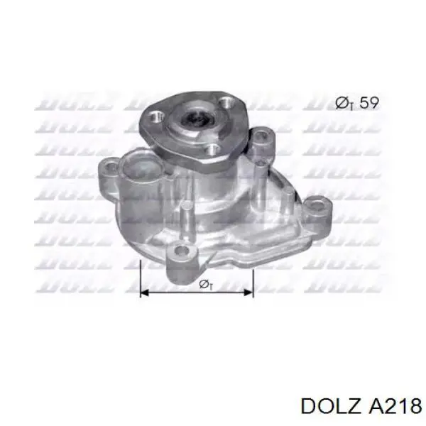 Bomba de agua A218 Dolz