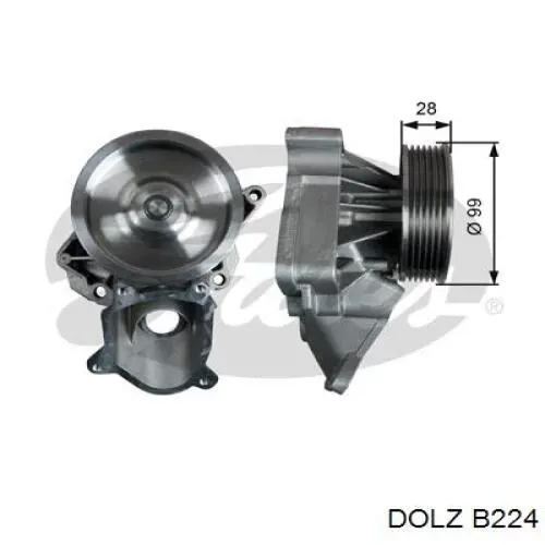 Bomba de agua BMW 3 E90