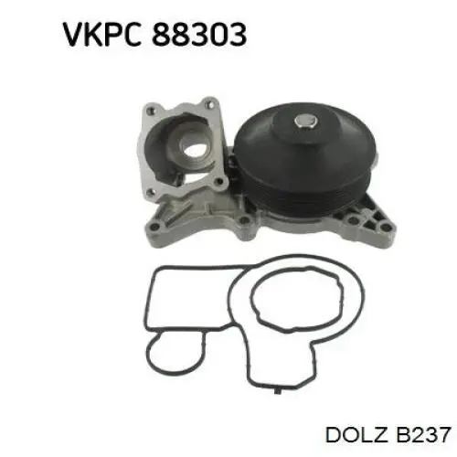 B237 Dolz Bomba refrigerante coche