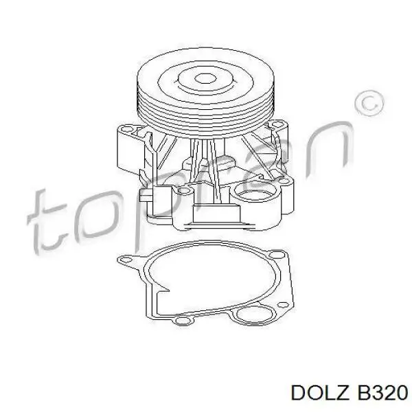B320 Dolz Bomba refrigerante coche