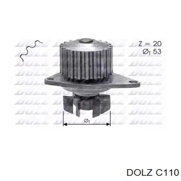 Comprar C110 Dolz Bomba de agua para motor