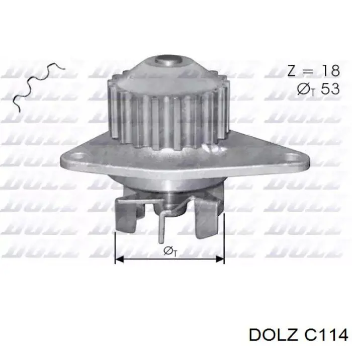 Comprar C114 Dolz Bomba de agua para motor