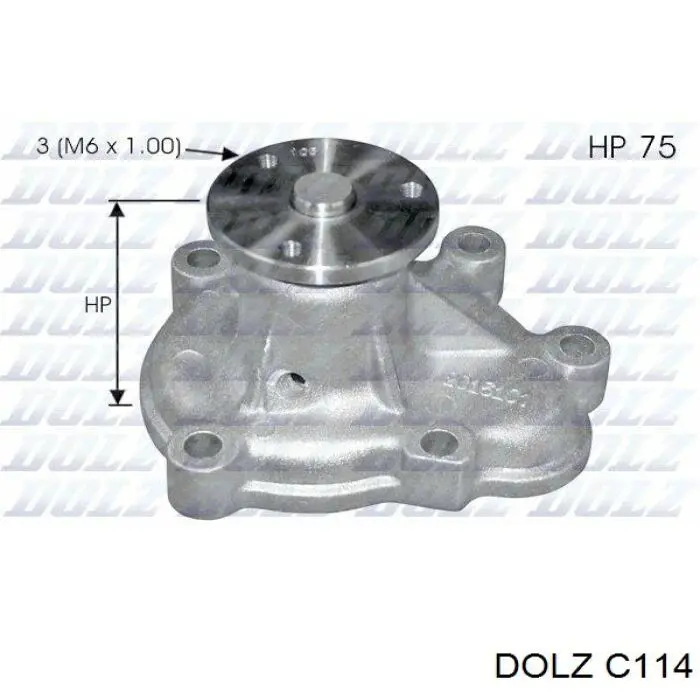 Bomba de agua C114 Dolz