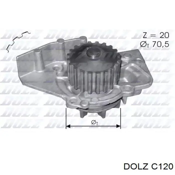 Bomba de agua C120 Dolz