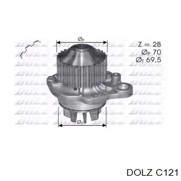Comprar C121 Dolz Bomba de agua para motor