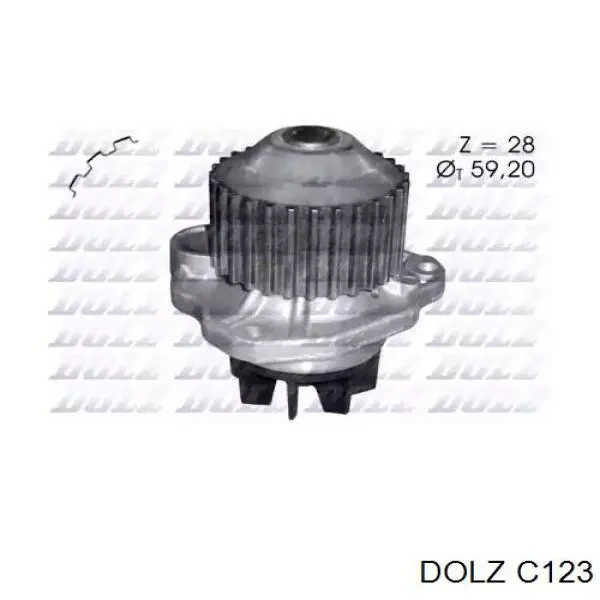Bomba de agua C123 Dolz