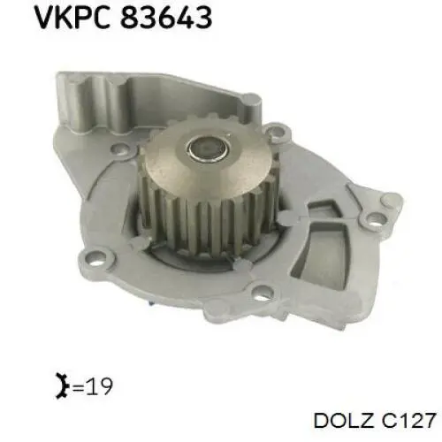 Bomba de agua C127 Dolz