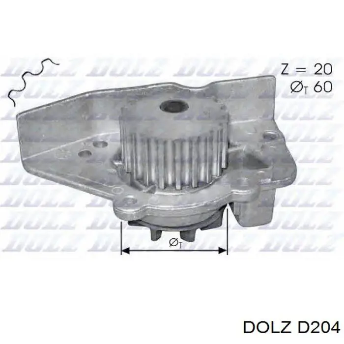 Bomba de agua D204 Dolz