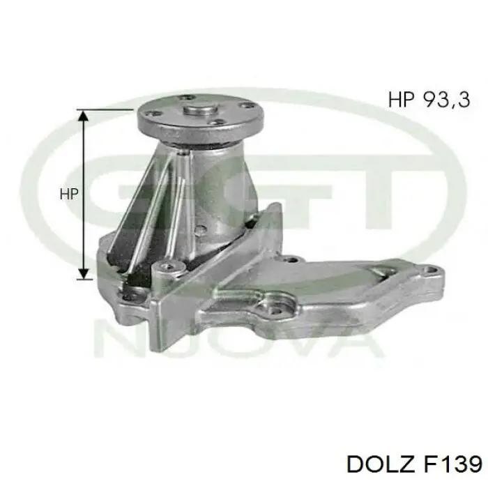 Bomba de agua F139 Dolz