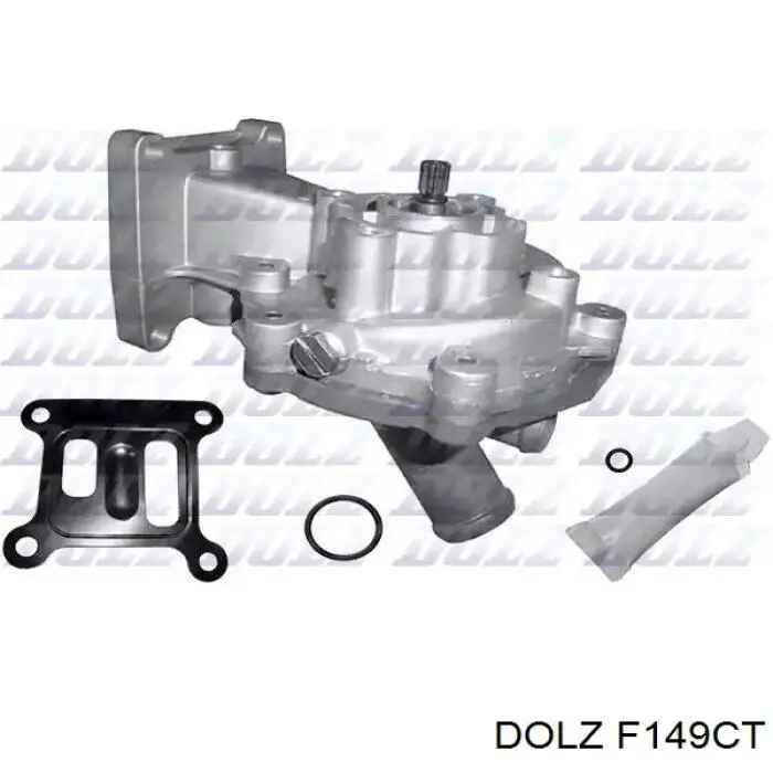 Bomba de agua de refrigeración con carcasa F149CT Dolz