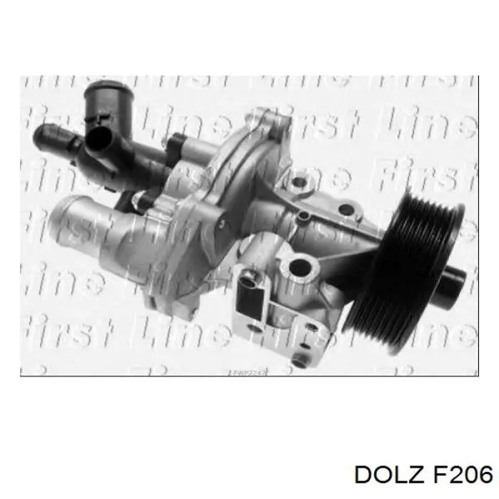 F206 Dolz Bomba refrigerante coche