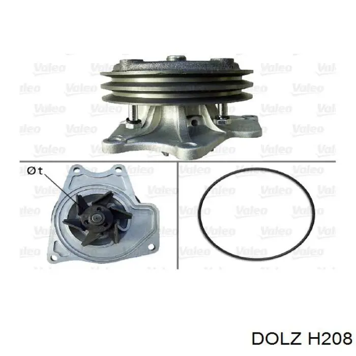 Comprar H208 Dolz Bomba de agua para motor
