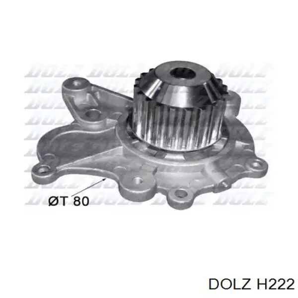H222 Dolz Bomba refrigerante coche