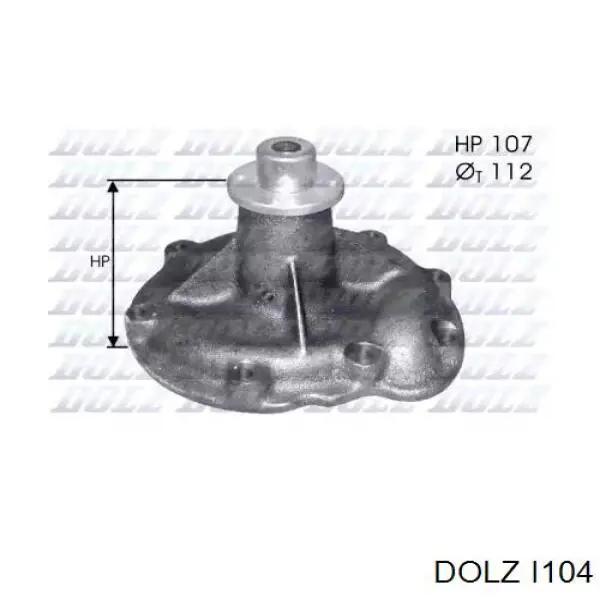 I104 Dolz Bomba refrigerante coche