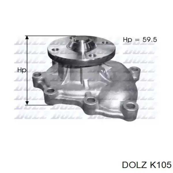Bomba de agua K105 Dolz