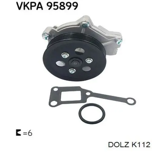 Comprar K112 Dolz Bomba de agua para motor