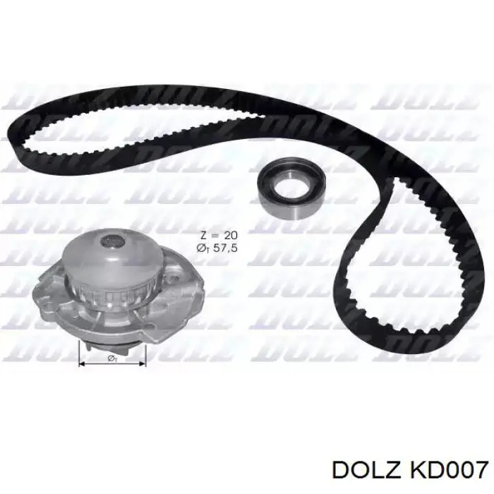 KD007 Dolz kit de distribución