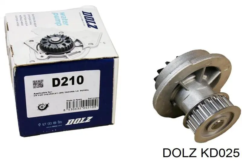 Kit correa de distribución DOLZ KD025