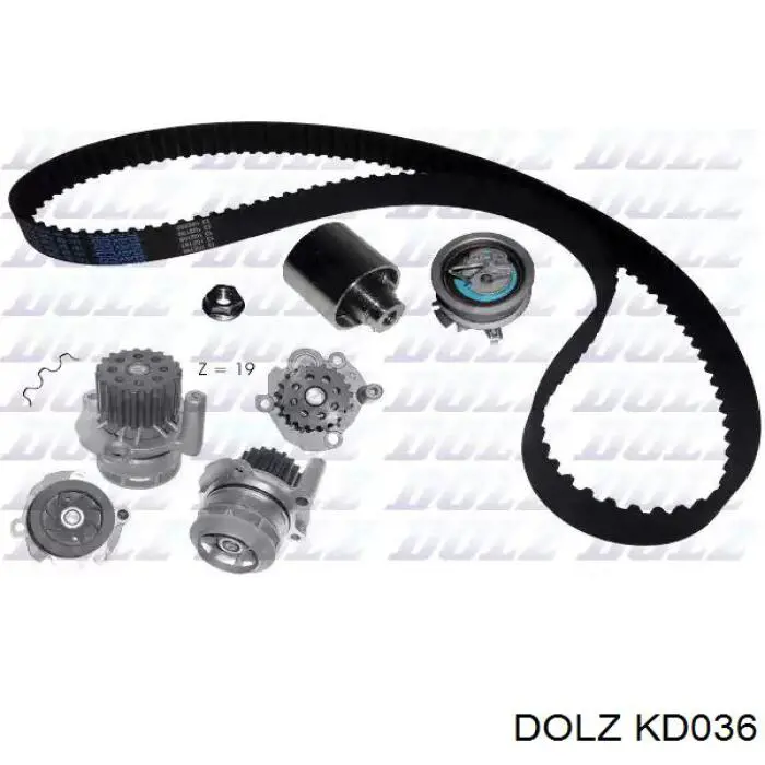 Comprar KD036 Dolz Kit de correa de distribución