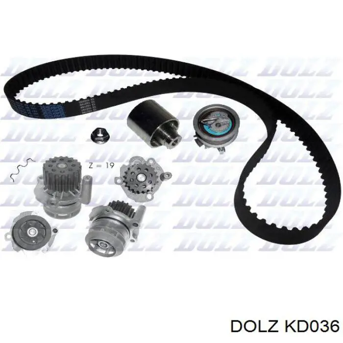 Juego de correas dentadas Dolz KD036 precio, desde 109,87 EUR