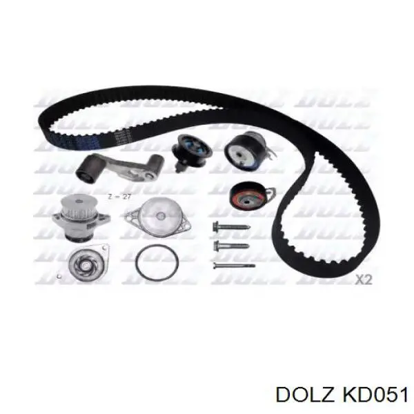 Comprar KD051 Dolz Kit de correa de distribución