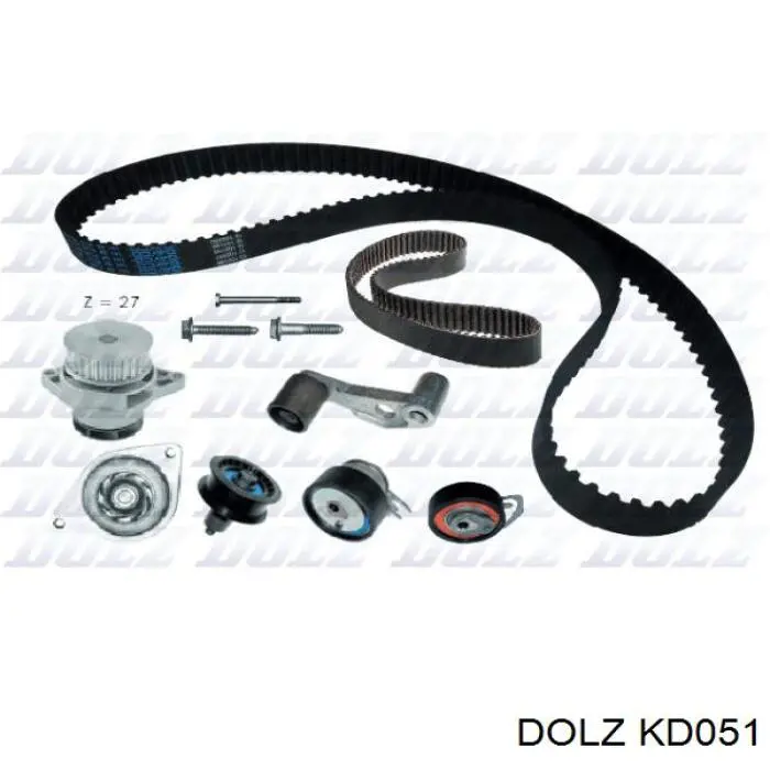 KD051 Dolz kit correa de distribución