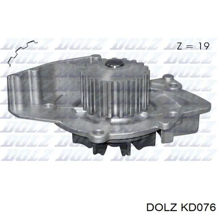 KD076 Dolz kit correa de distribución