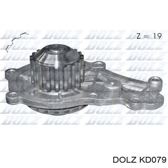 Kit correa de distribución DOLZ KD079