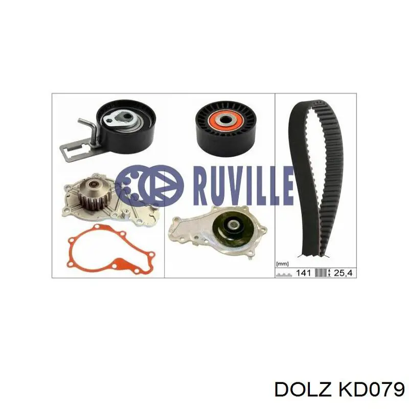 Comprar KD079 Dolz Kit de correa de distribución