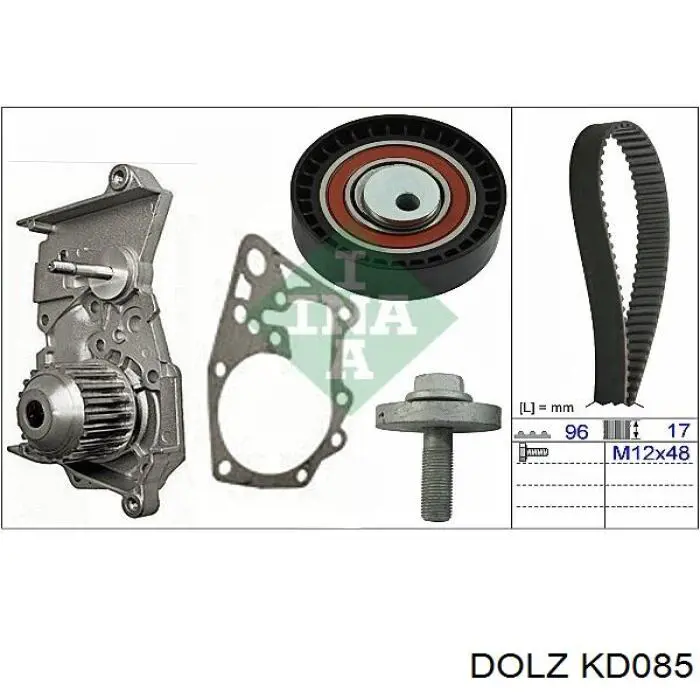 KD085 Dolz kit de distribución