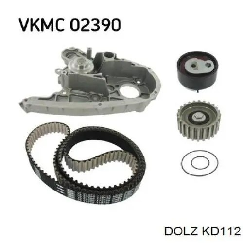 Juego de correas dentadas Dolz KD112 precio, desde 160,31 EUR