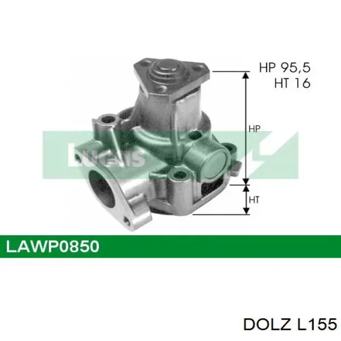 0071719675 Fiat/Alfa/Lancia bomba de agua