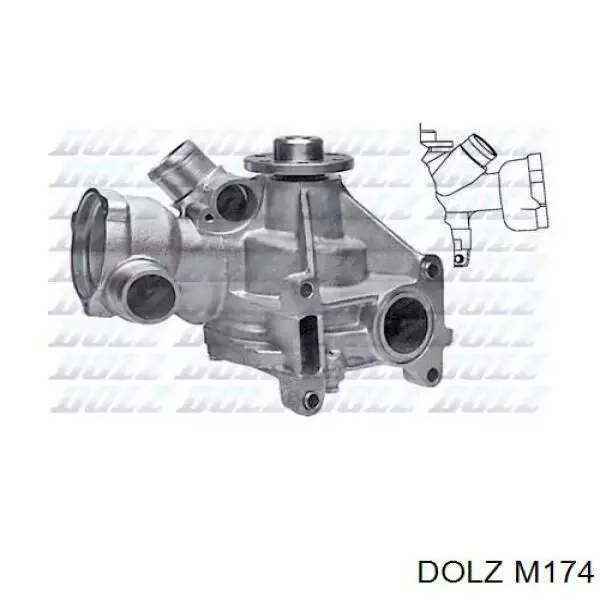 M174 Dolz Bomba refrigerante coche