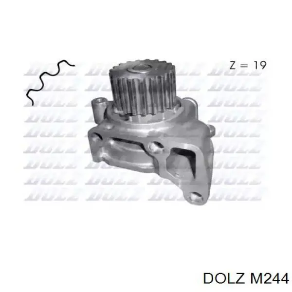 Comprar 1260W0054 Ridex Bomba de agua para motor