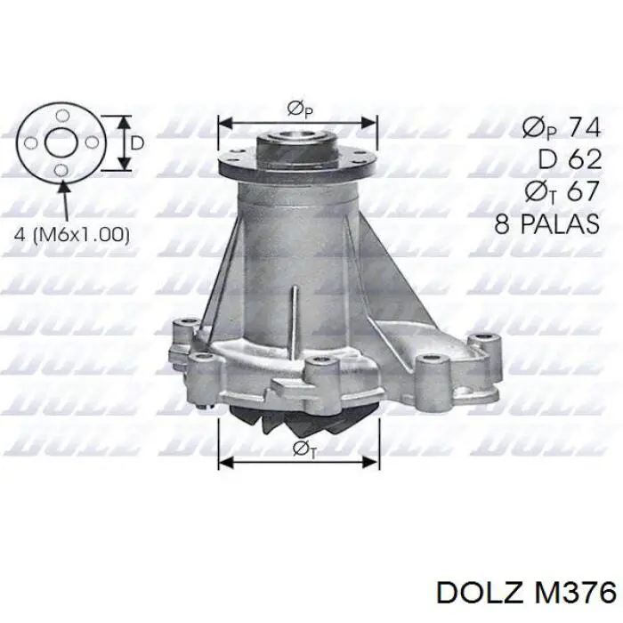 Bombeadora de agua Dolz M376 precio, desde 59,47 EUR
