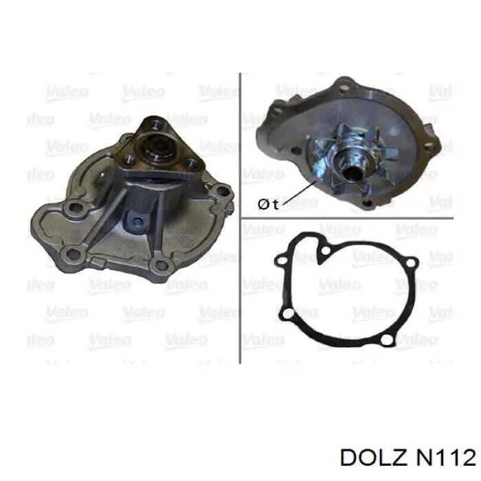 N112 Dolz Bomba refrigerante coche