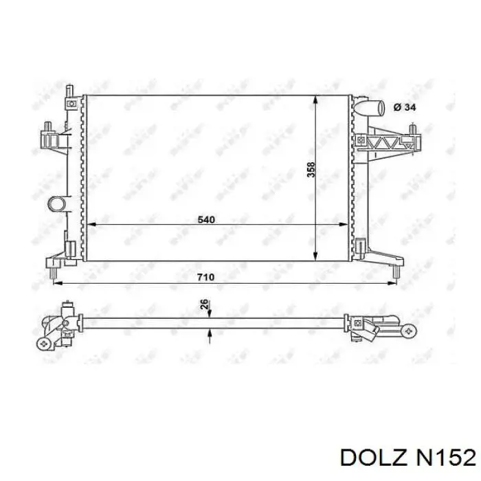 Bomba de agua N152 Dolz