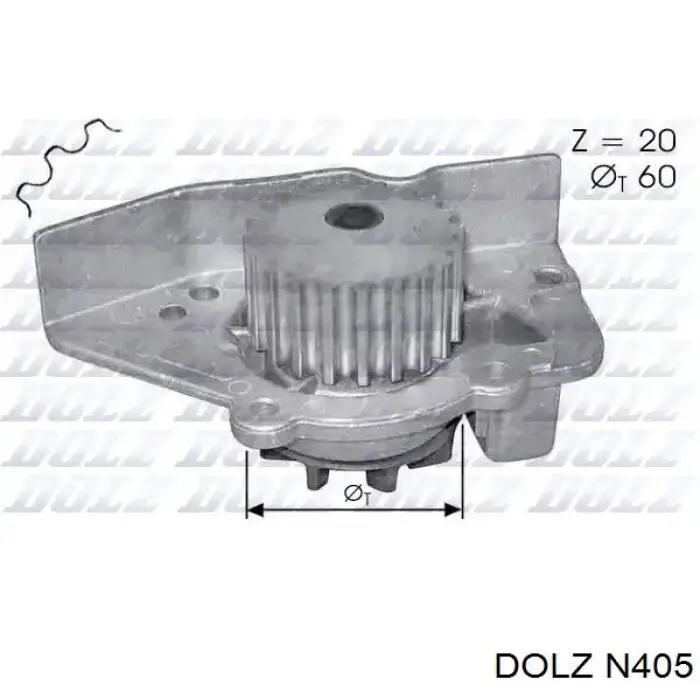 Bomba de agua N405 Dolz