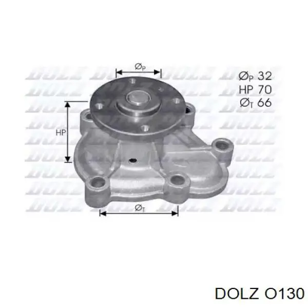 O130 Dolz Bomba refrigerante coche