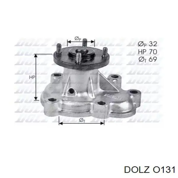 O131 Dolz Bomba refrigerante coche