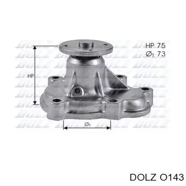 O143 Dolz Bomba refrigerante coche