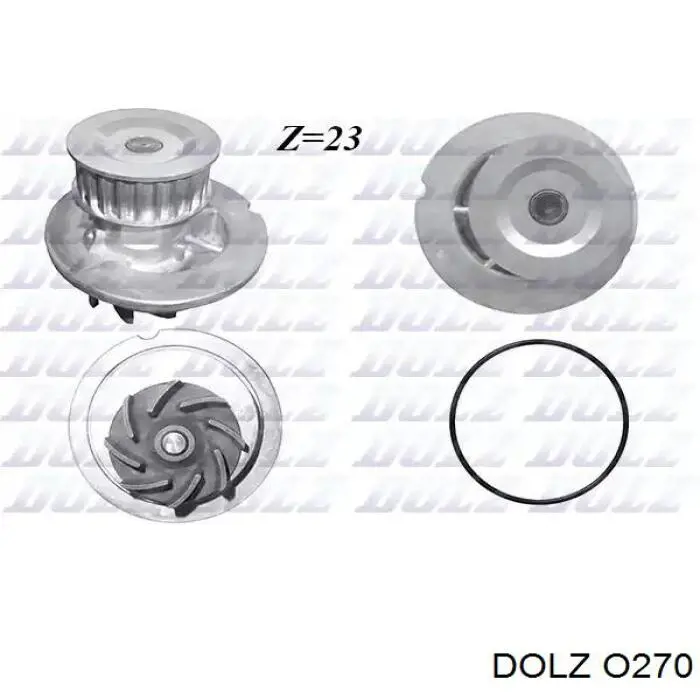 Bomba de agua O270 Dolz