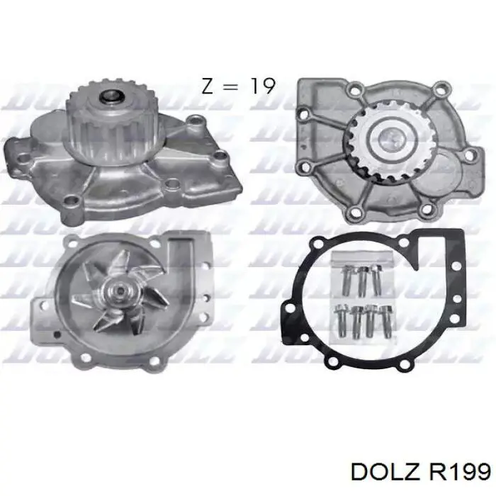 Comprar R199 Dolz Bomba de agua para motor